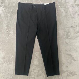 Nautica Men's Black Dress Pants Ceylon Size 42x30 Active Stretch Flat Front NWT